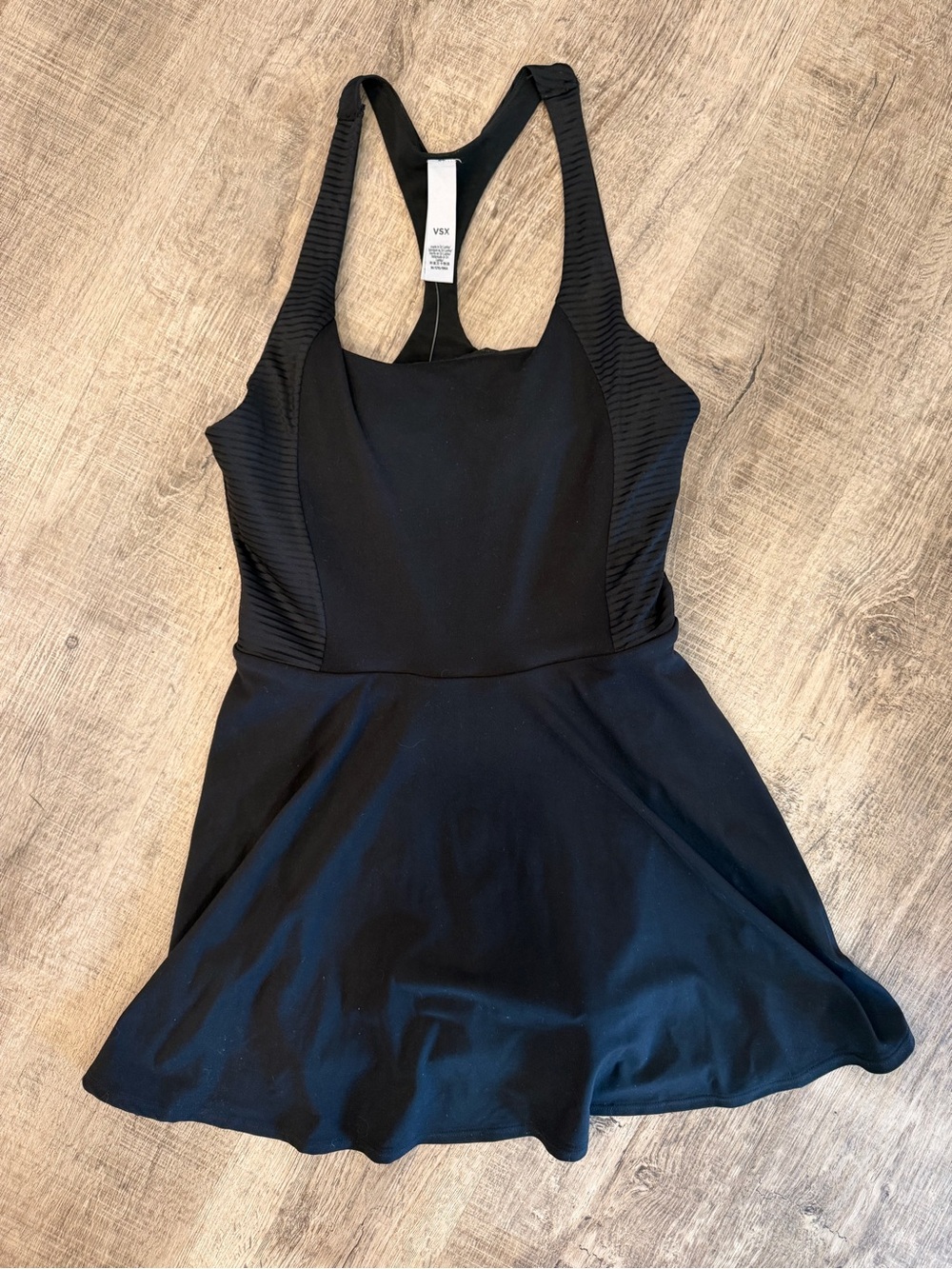 VSX Black Racerback Athletic Skater Dress size medium